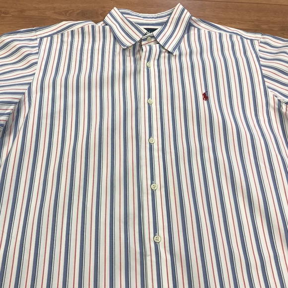 Ralph Lauren button down shirt size XL short sleeve - Picture 1 of 7